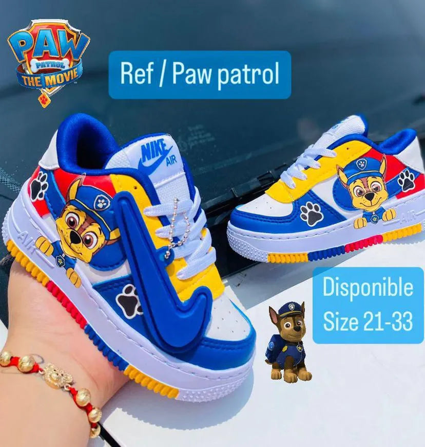 TENIS PAW PATROL CON LUCES