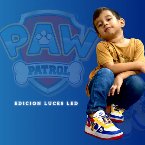 TENIS PAW PATROL CON LUCES